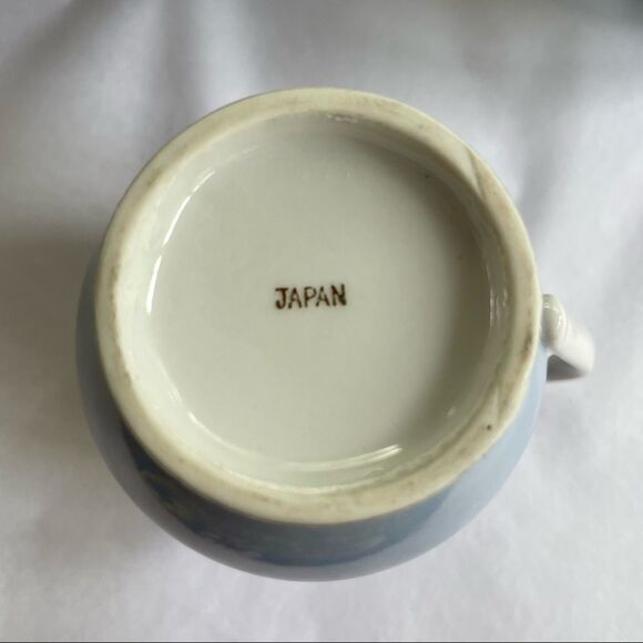 Vintage blue Tea set from JAPAN - Picture 10 of 14